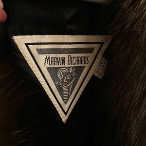 Marvin Richard’s size 18 silver fox fur long church, or Christmas coat.